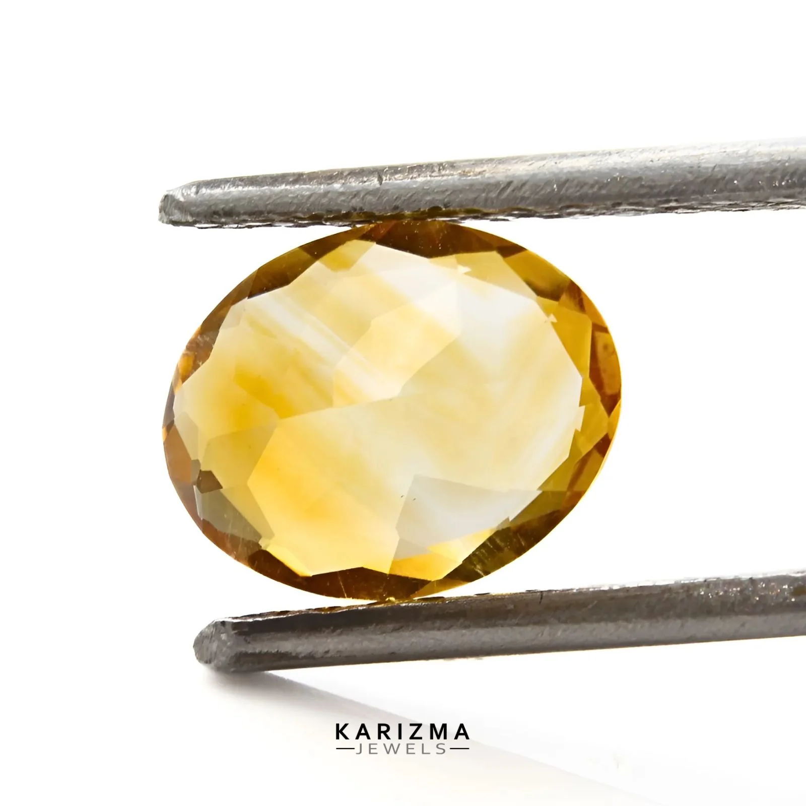 1.3Ct Natural Yellow Citrine (Sunella) Oval Shape Astrology Gem - Image 4