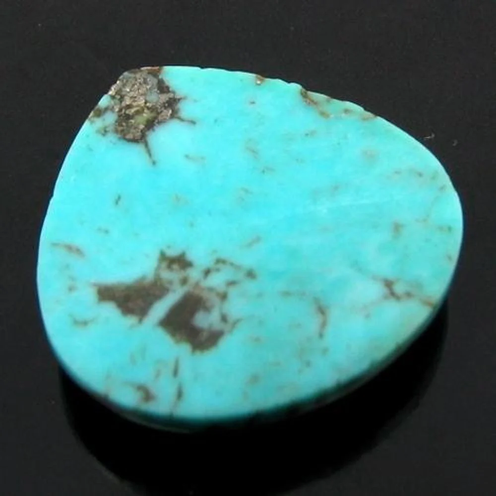 11.4Ct Fine Quality Natural Turquoise Tear Drop Cabochon - Image 3