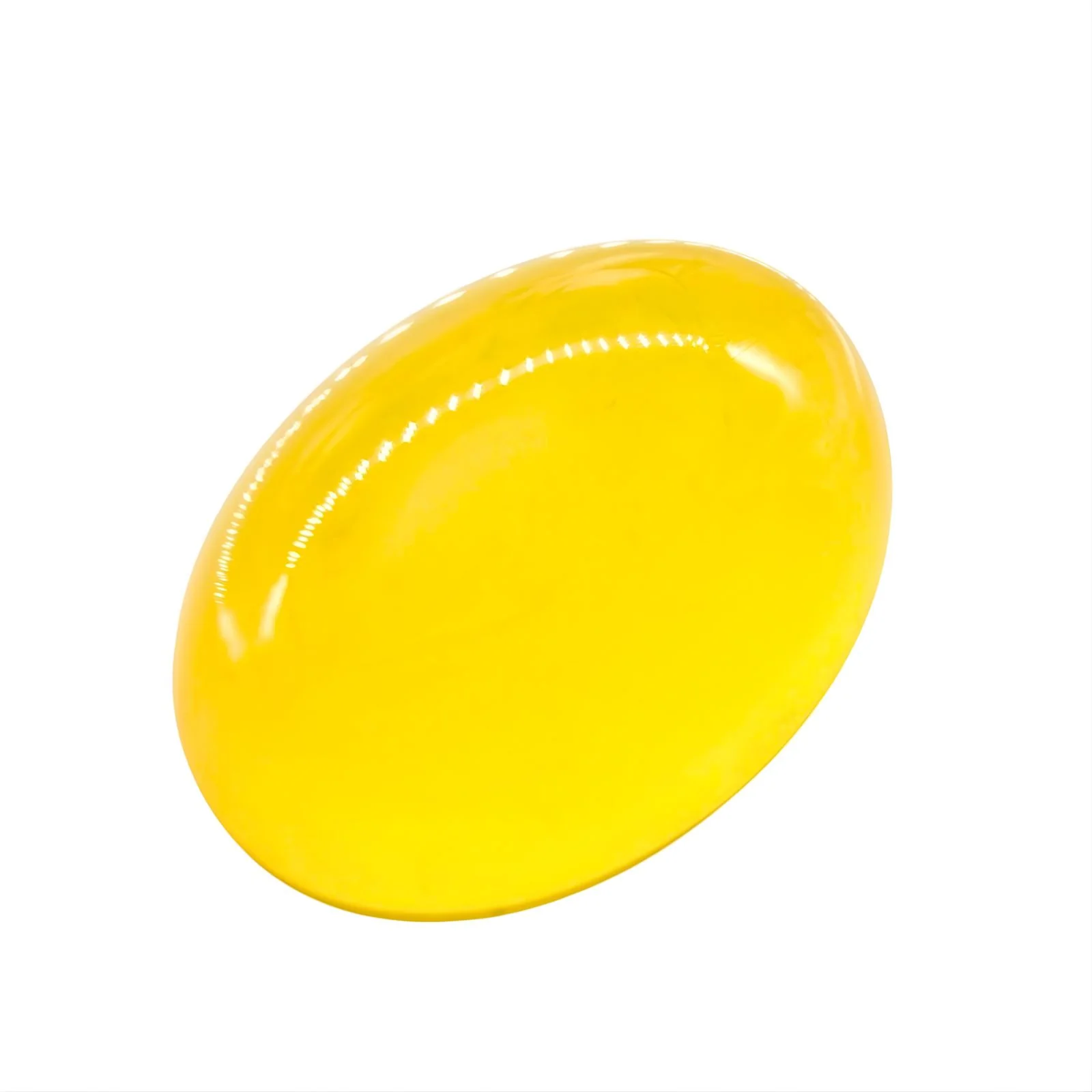 11.5Ct Vibrant Yellow Agate Oval Cabochon Collector Gem - Image 2