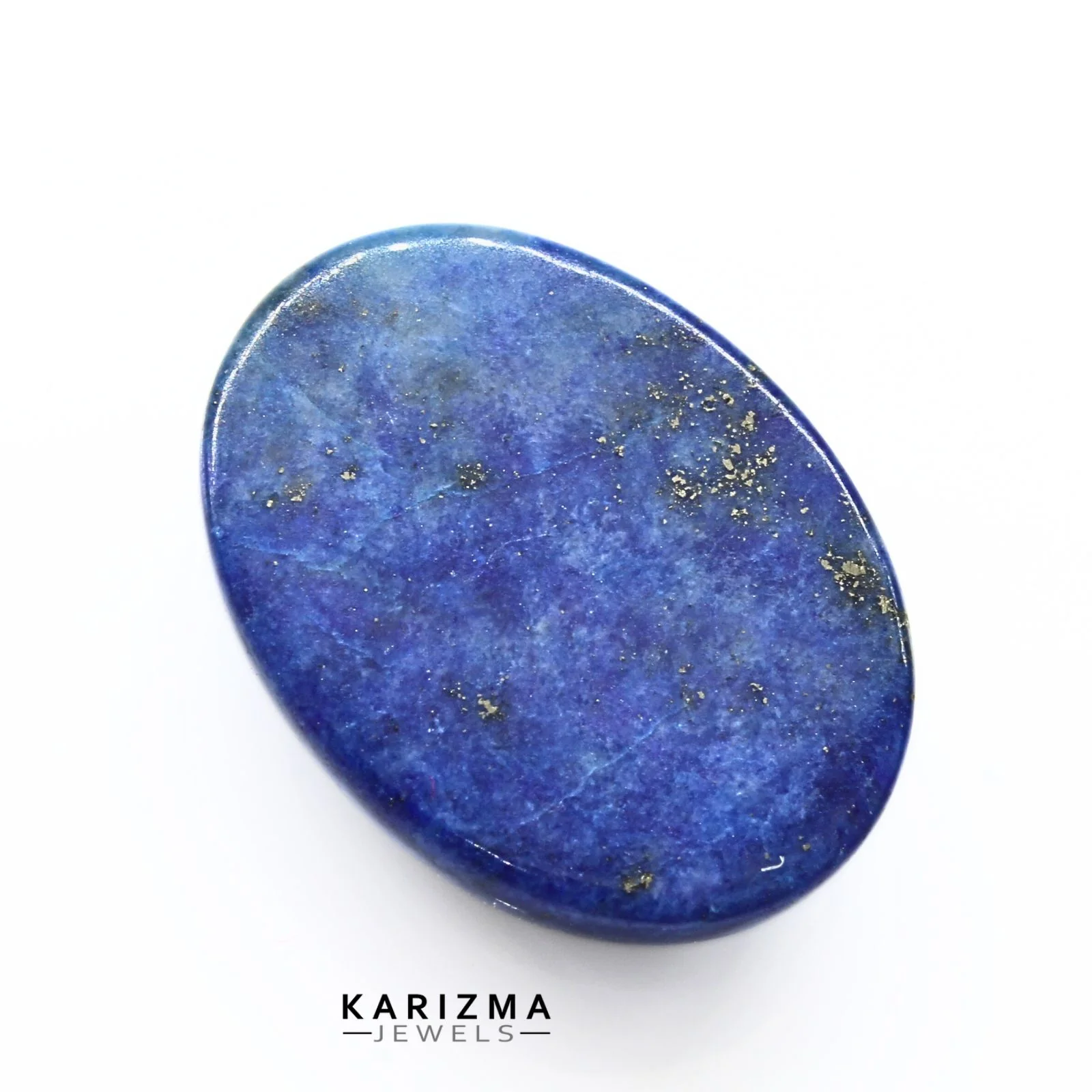 12.1Ct Premium Oval Lapis Lazuli Cab – Midnight Blue Jewelry Gem - Image 5