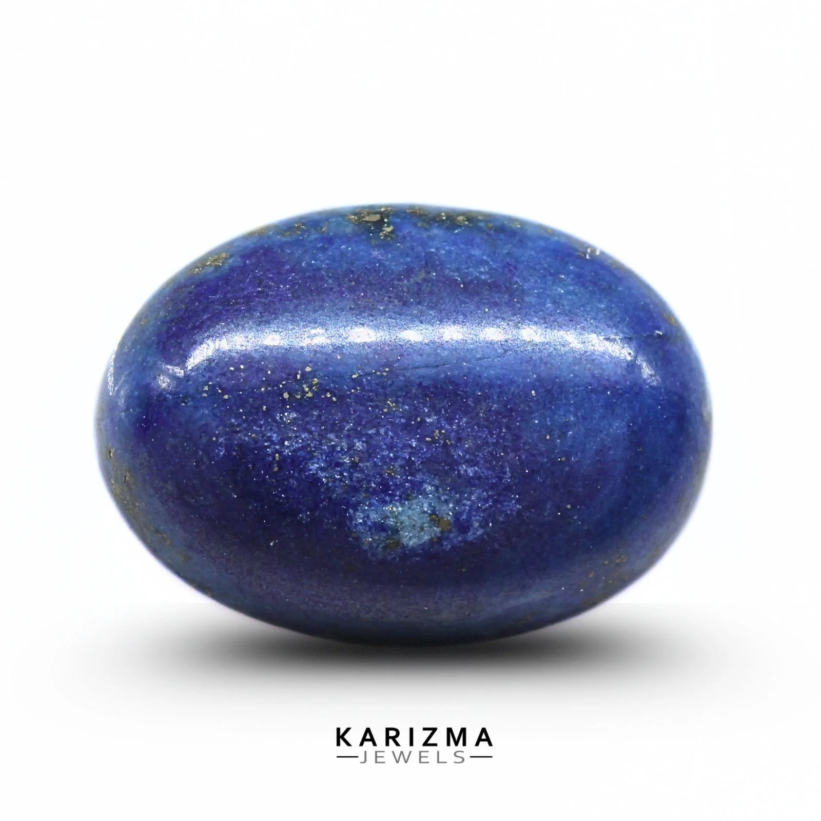 12.4Ct Rich Indigo Lapis Oval Polished Crystal Stone