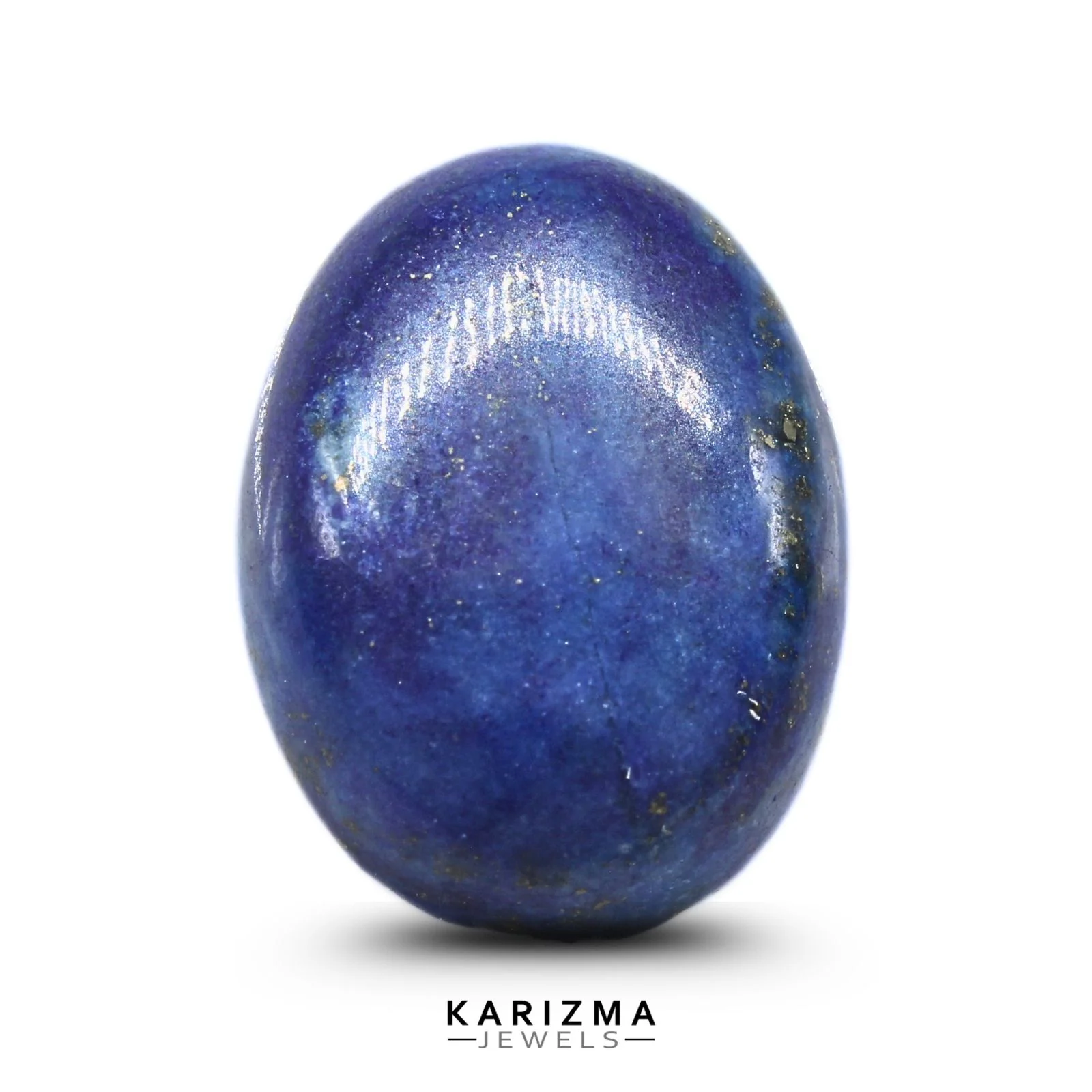 12.4Ct Rich Indigo Lapis Oval Polished Crystal Stone - Image 2