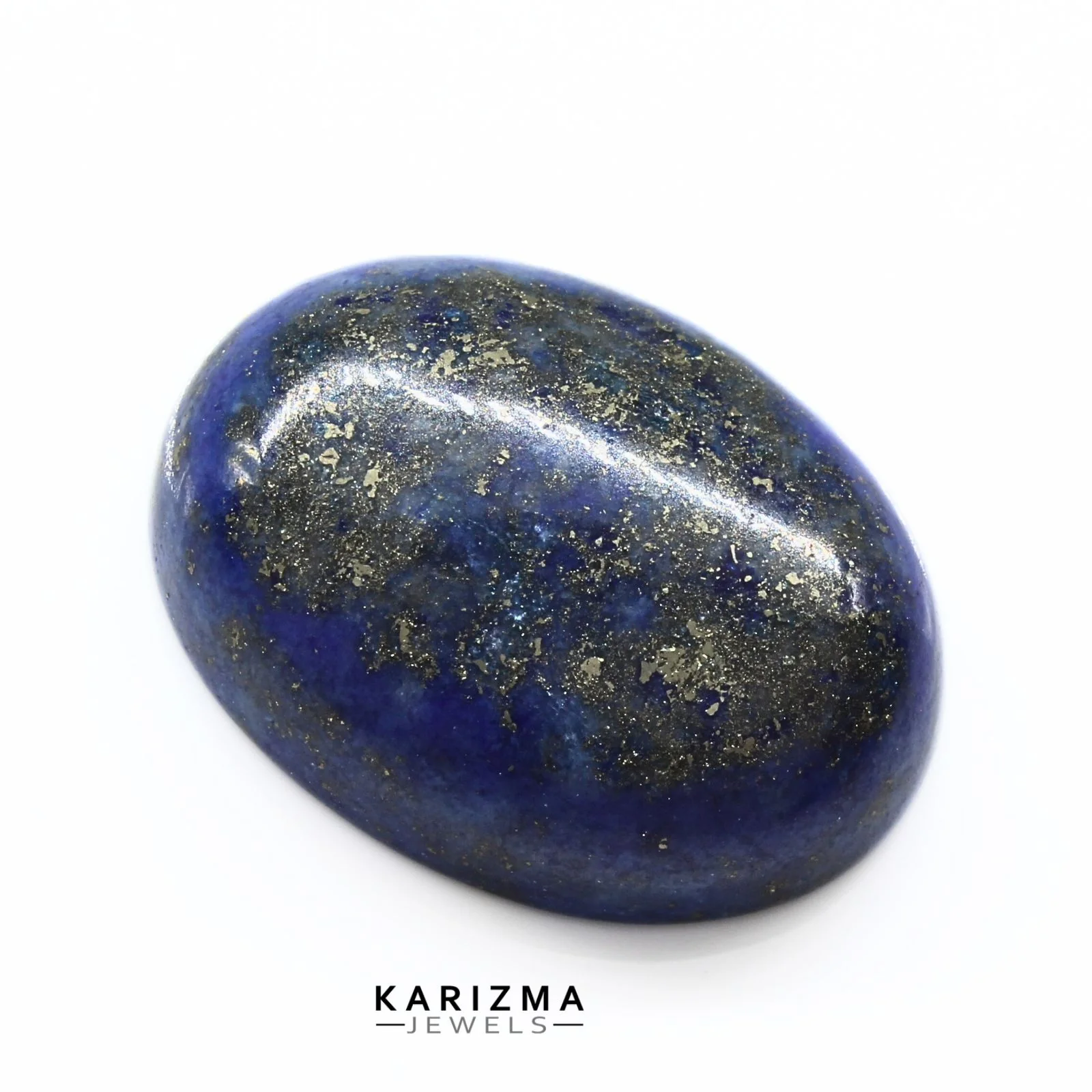12.8Ct Celestial Blue Lapis Lazuli with Golden Sparkle Gem - Image 4