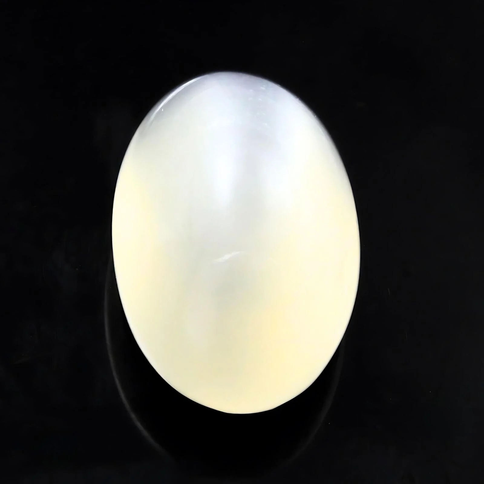 13.1Ct Natural Light Grey Moonstone Oval Rashi Gemstone - Image 3
