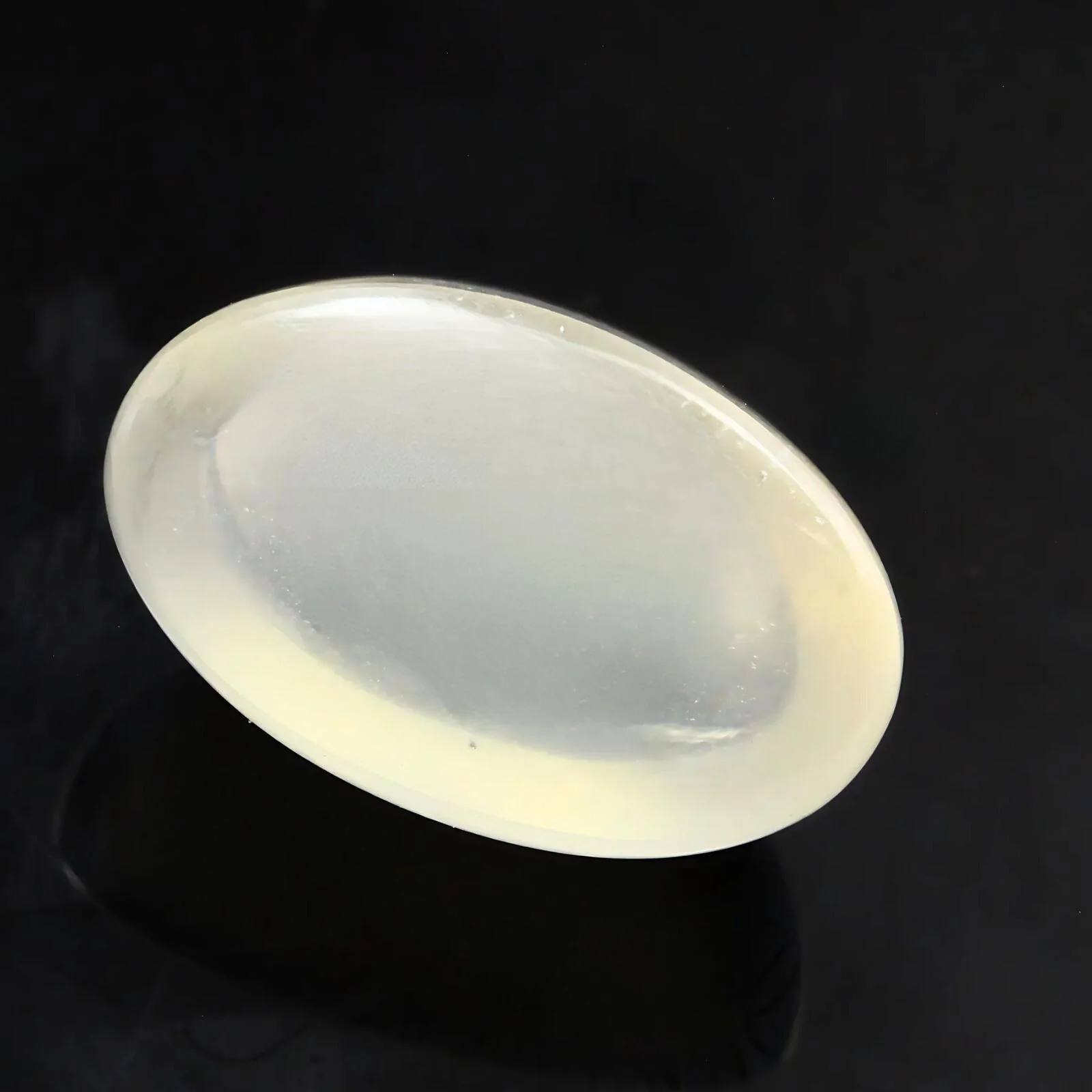 13.1Ct Natural Light Grey Moonstone Oval Rashi Gemstone - Image 4