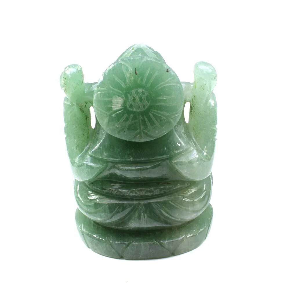 1710Ct Natural Jade Carved Lord Ganesha – Massive Imperial Green Idol - Image 6