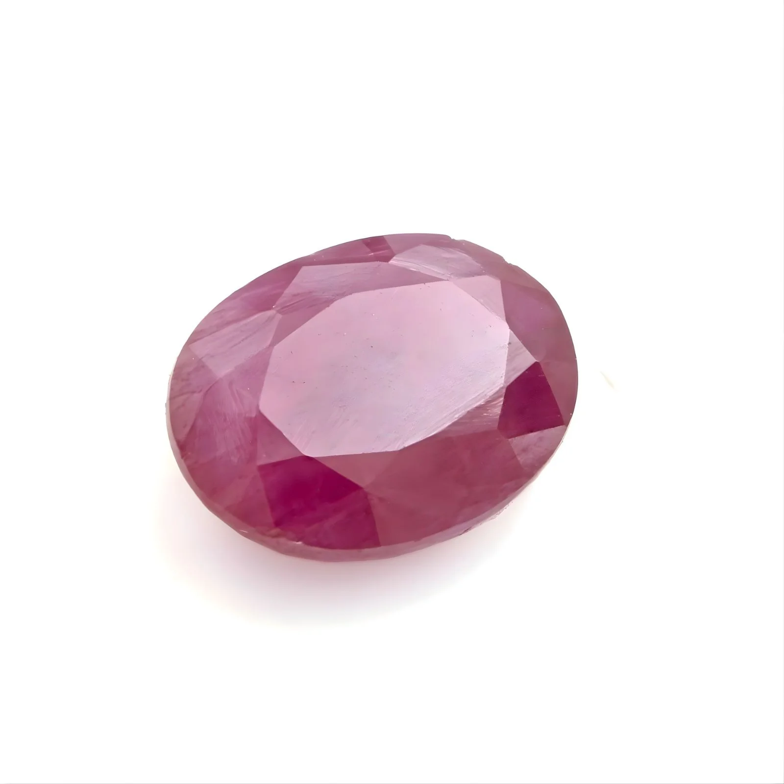 2.4Ct Natural Purplish Red Ruby (Manik) Oval Durability Gemstone