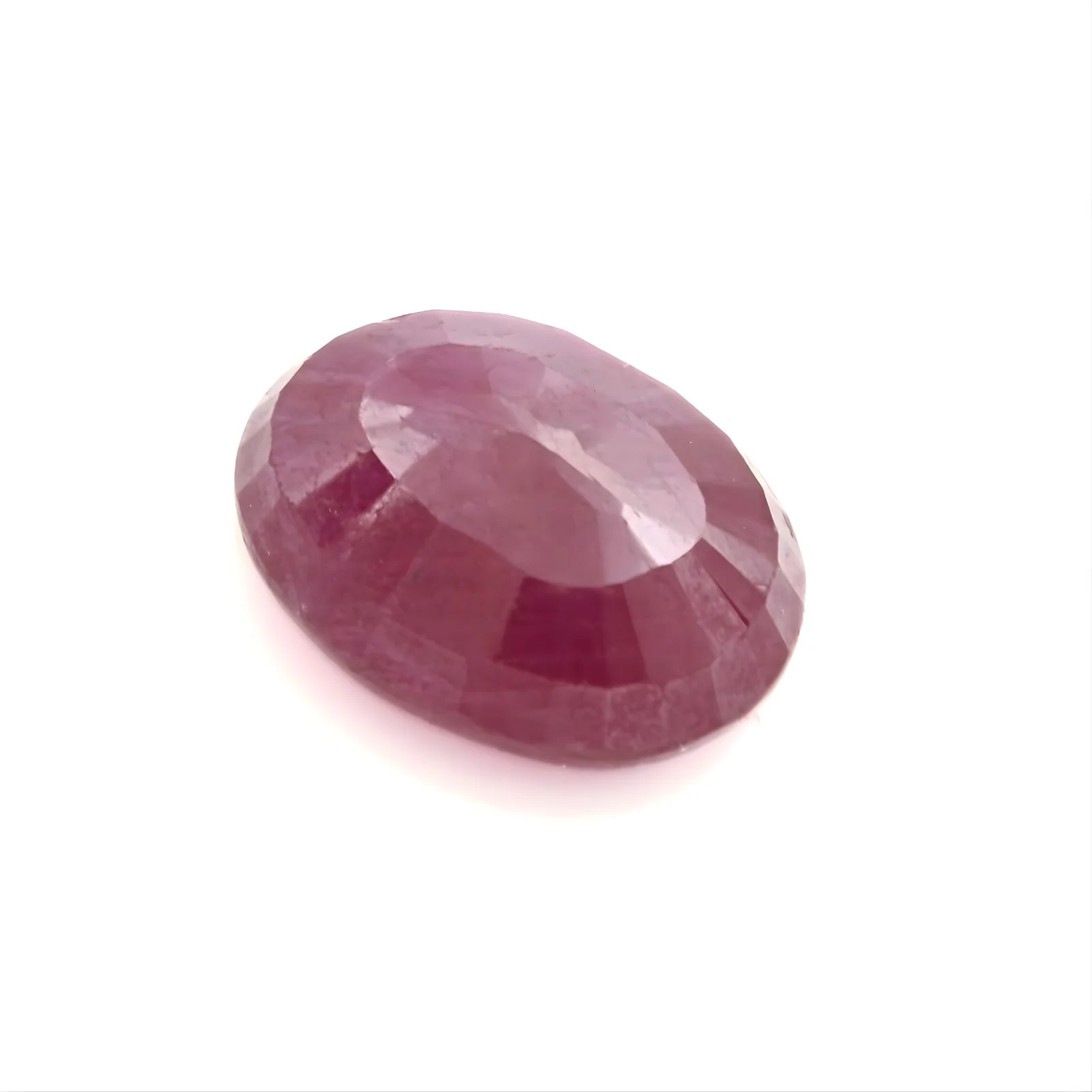 2.4Ct Natural Purplish Red Ruby (Manik) Oval Durability Gemstone - Image 3