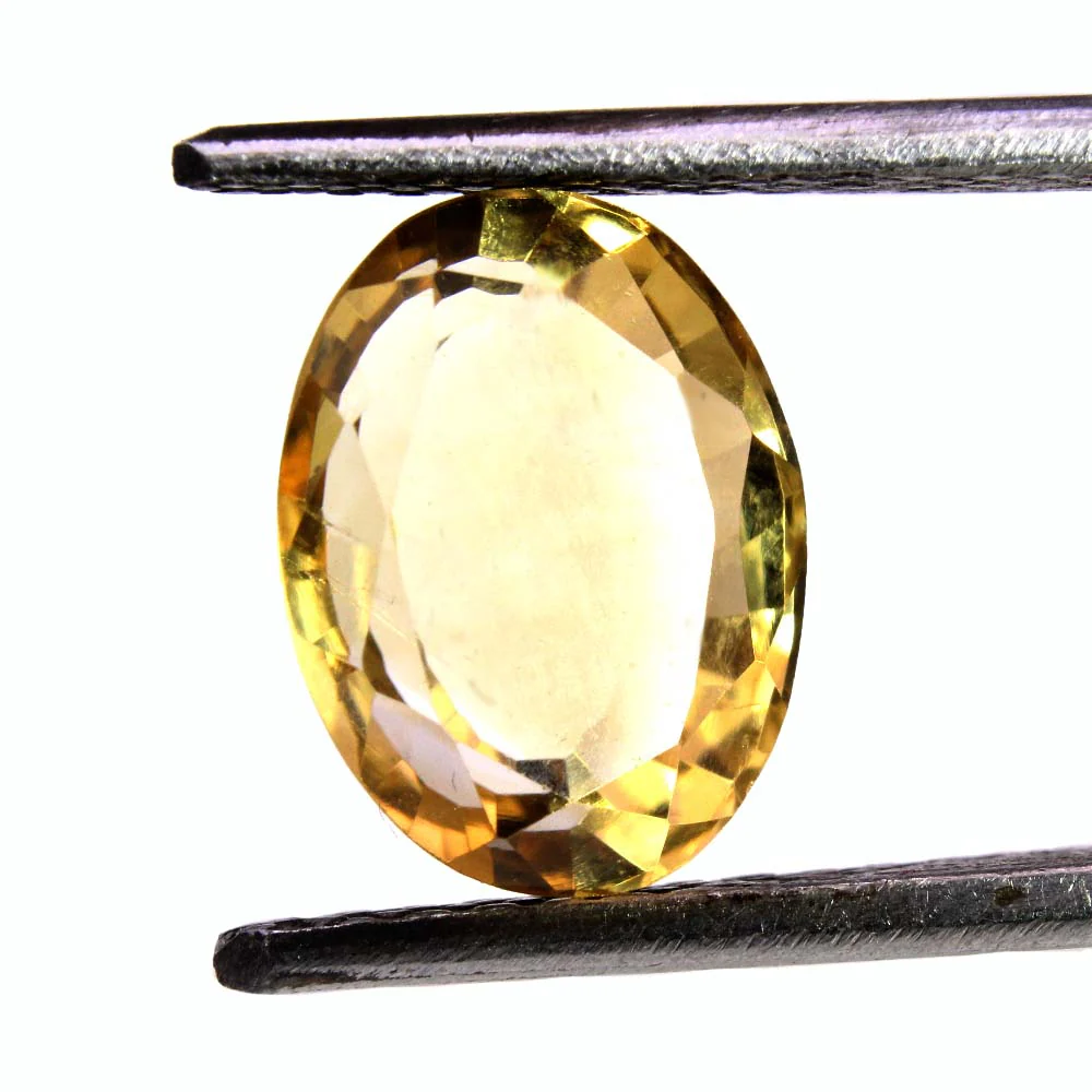 2.75Ct Natural Yellow Citrine Astrology Rashi Stone - Image 2