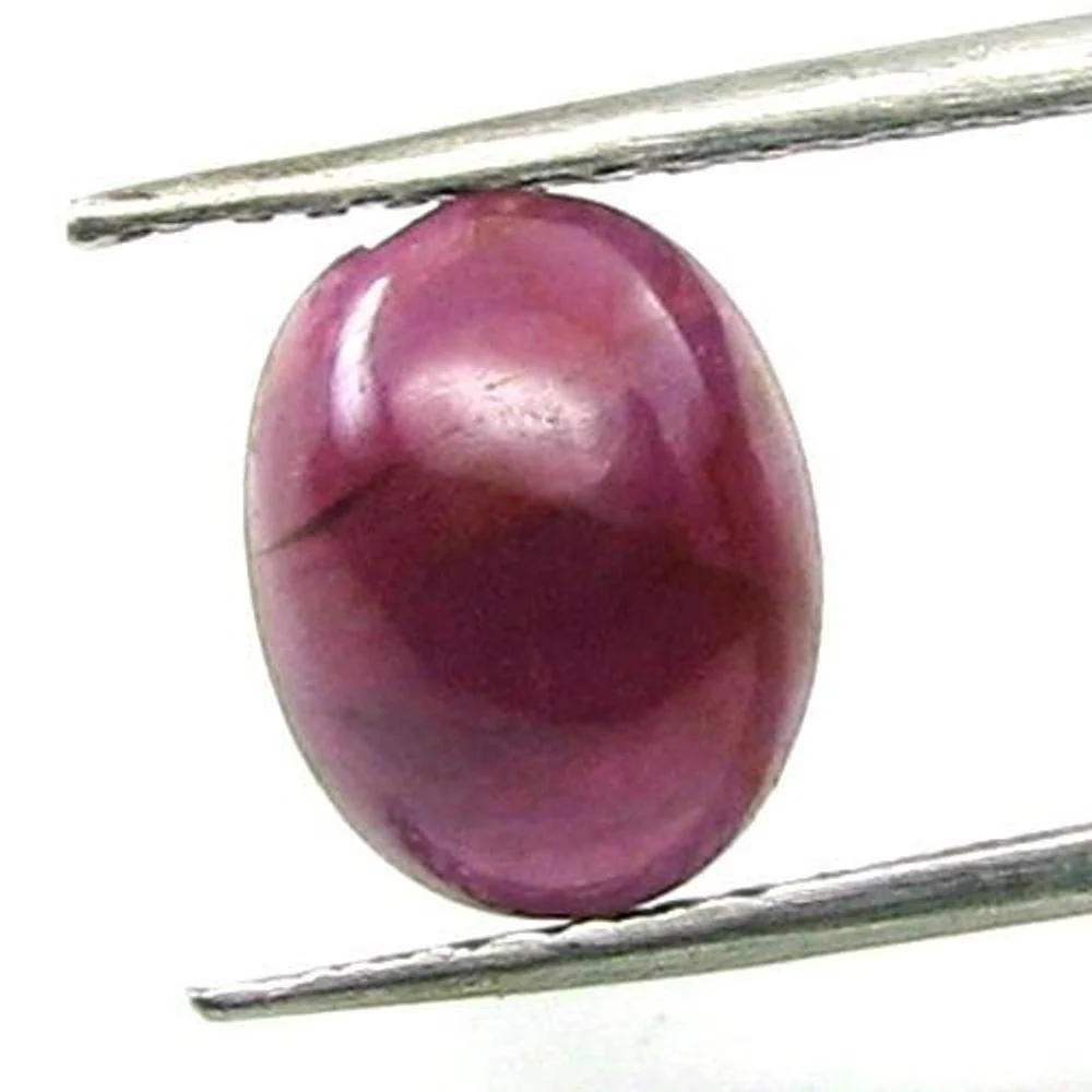 2.8Ct Natural Ruby Oval Cabochon July birthstone Gemstone
