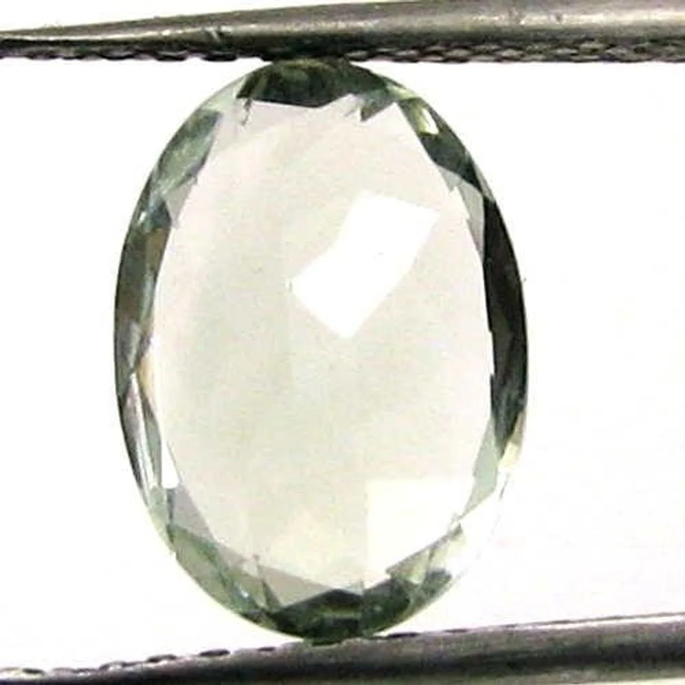 2.9Ct Natural Green Amethyst Pear Checker Cut Gemstone - Image 3