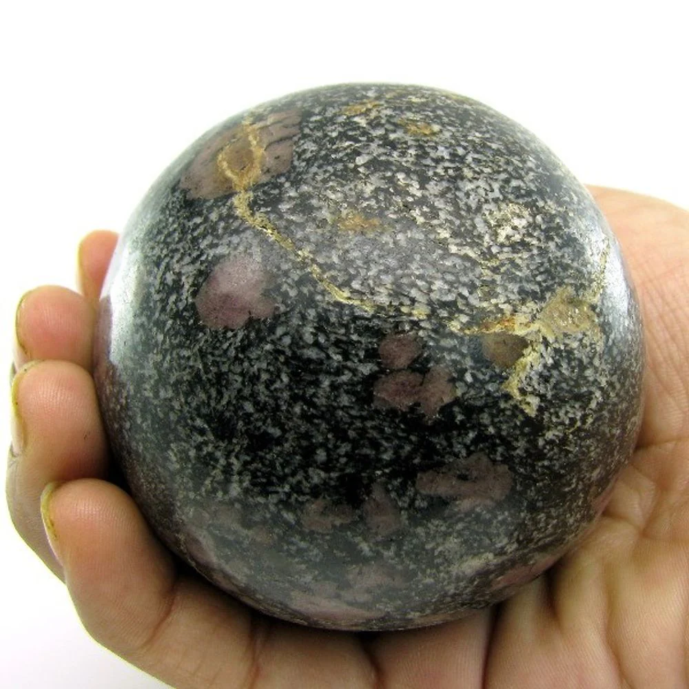 2060Ct Ruby Spinel Matrix Crystal Ball – Natural Healing Sphere - Image 3