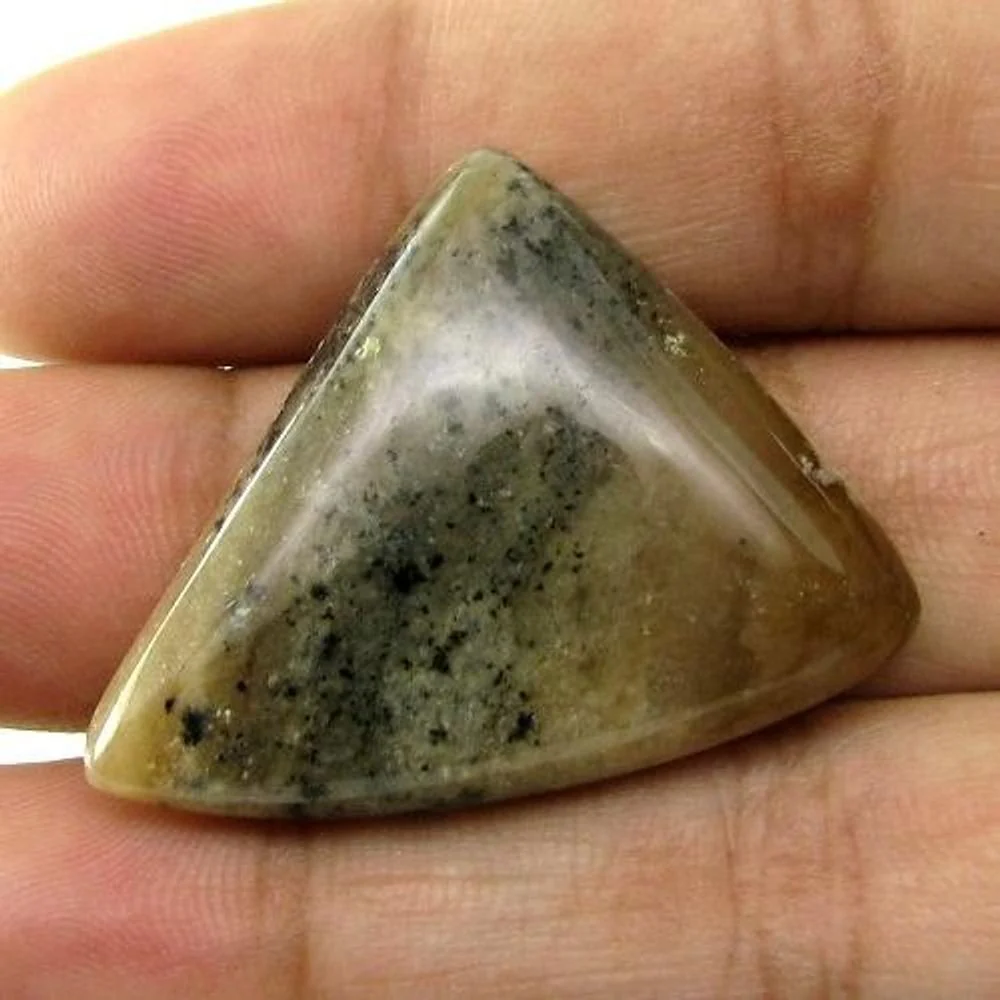 216Ct Genuine Picture Jasper Lot – 4 Cabochon Landscape Pattern Gems - Image 3
