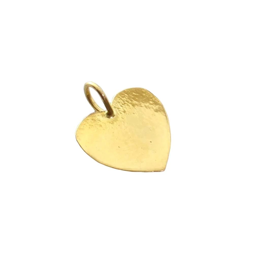 22K Real Gold Heart Pendant for lal kitab red book remedy - Image 3