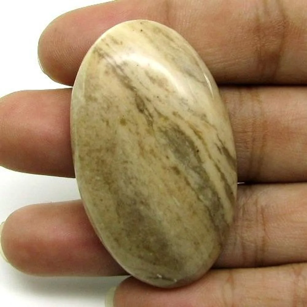 236.8Ct Picture Creamy Jasper – 5 Piece Landscape Cabochon Set - Image 3