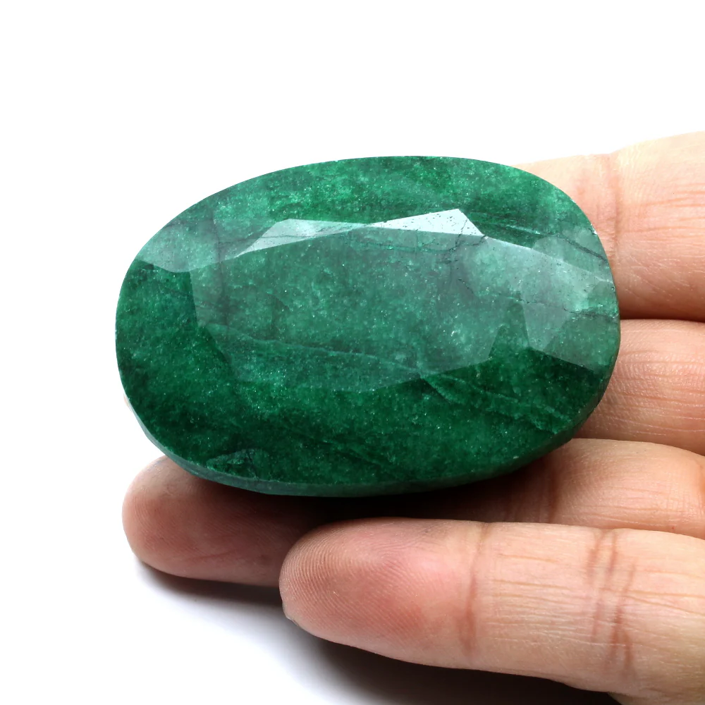 287.8 Carat Natural Brazilian Emerald – Extra Large Green Faceted Statement Gemstone