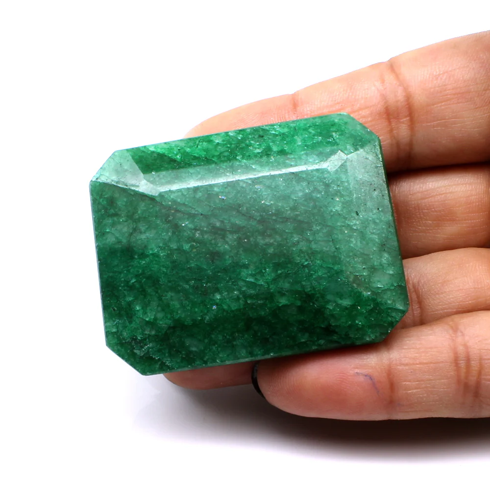 297Ct Natural Emerald Rectangle Collector Gemstone - Image 3