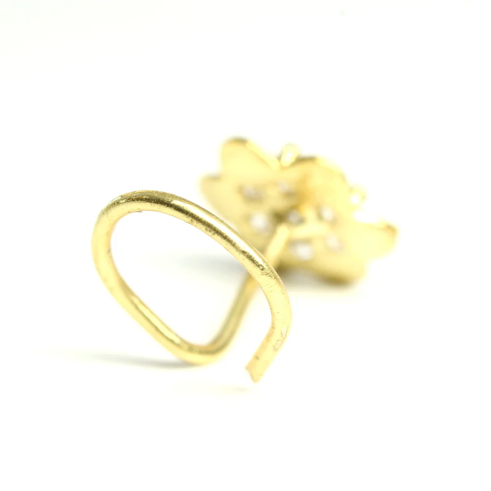 2pc Set Floral Wheel style Nose Pin - Image 5