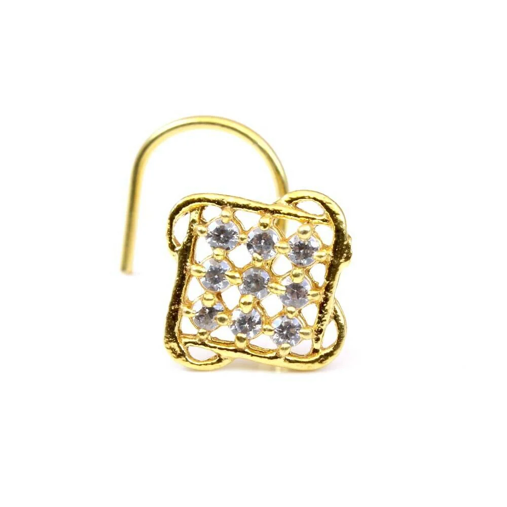 2pc Star square lattice nose pin - Image 6