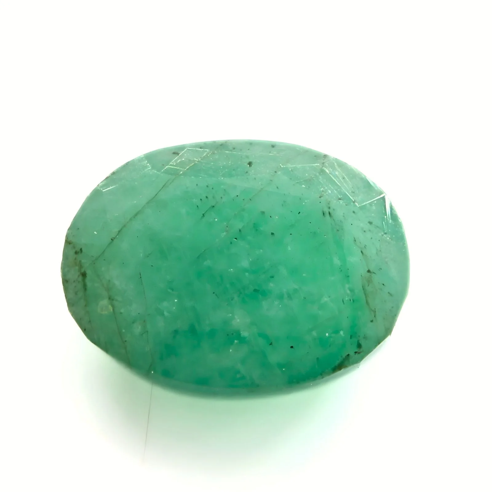 3.2Ct Natural Green Emerald Panna Oval Gem - Image 3
