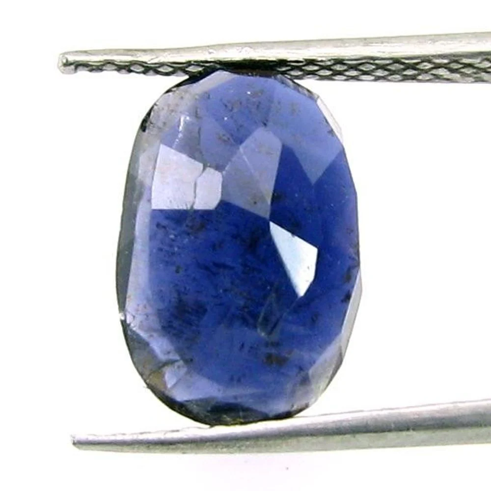 3.3Ct Natural Blue Violet Iolite Oval Designer Cut Gemstone - Image 3