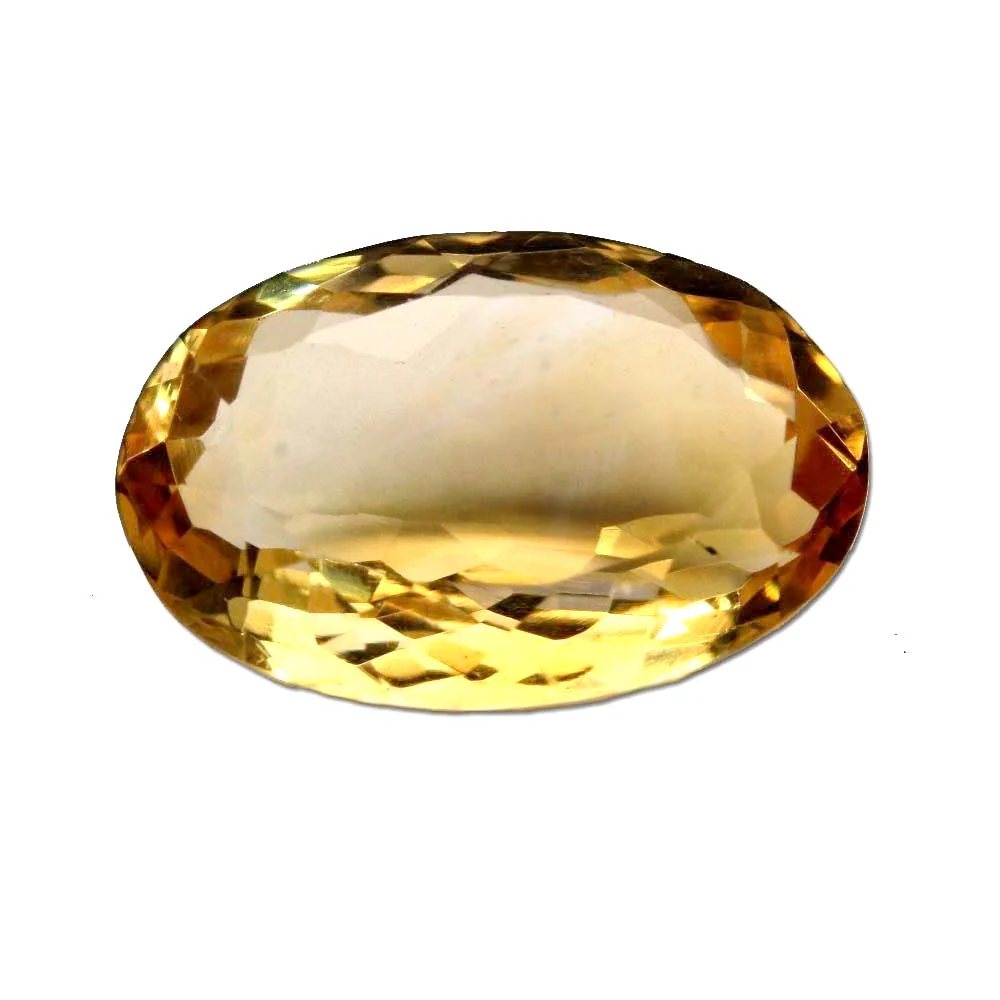 3.65Ct Natural Yellow Citrine Oval Cut Luxury Gemstone