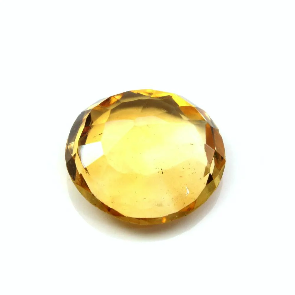 3.6CT Certified Citrine Oval Faceted Gemstone - Image 3