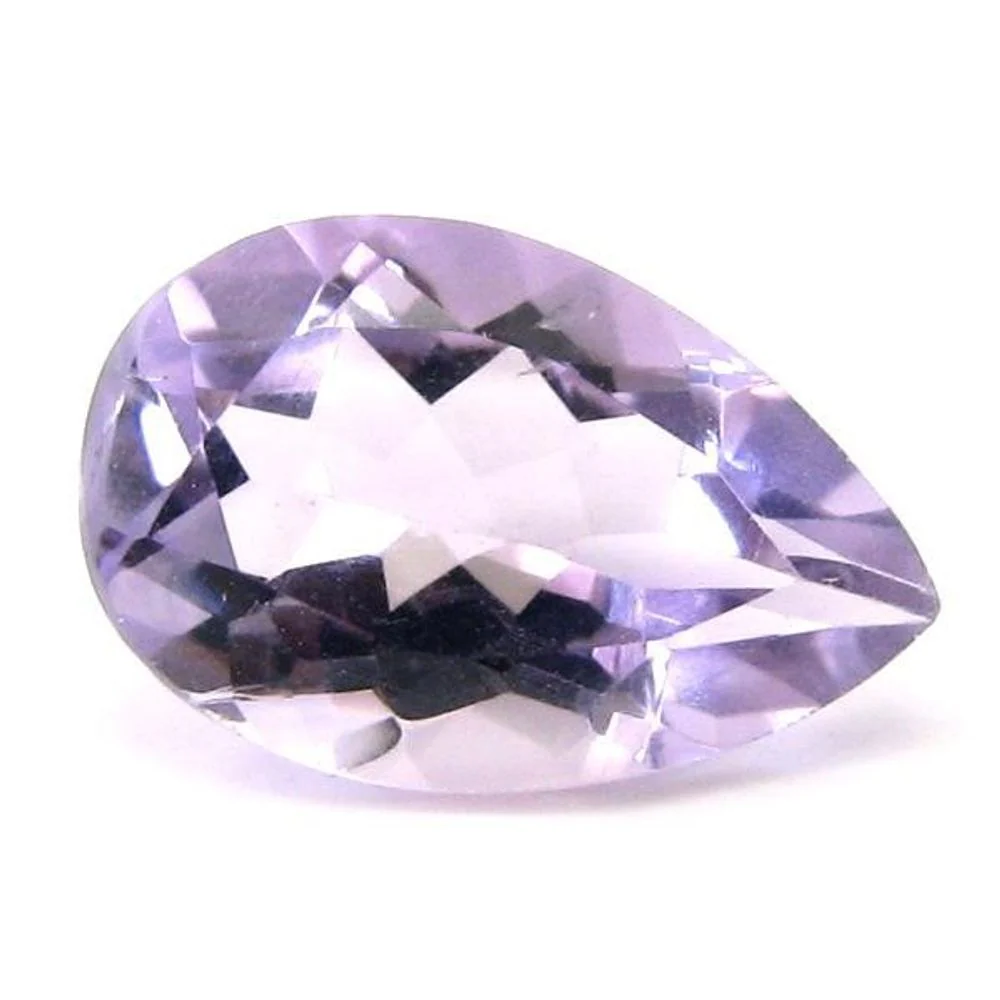 3.8Ct Natural Amethyst Pear Purple Gemstone