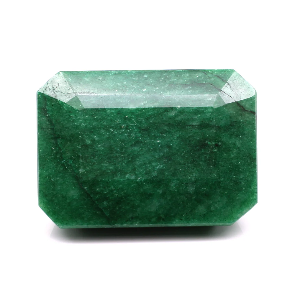 330.3Ct Natural Green Emerald Large Rectangle Faceted Loose Gem - Image 2