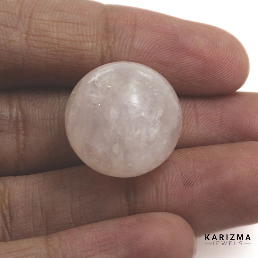 36.8Ct Genuine Rose Quartz Crystal Sphere Healing Ball Gemstone - Image 3