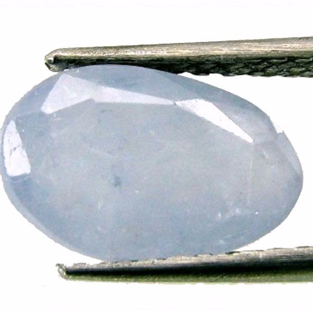 3Ct Natural Light Blue Sapphire Gemstone - Image 2