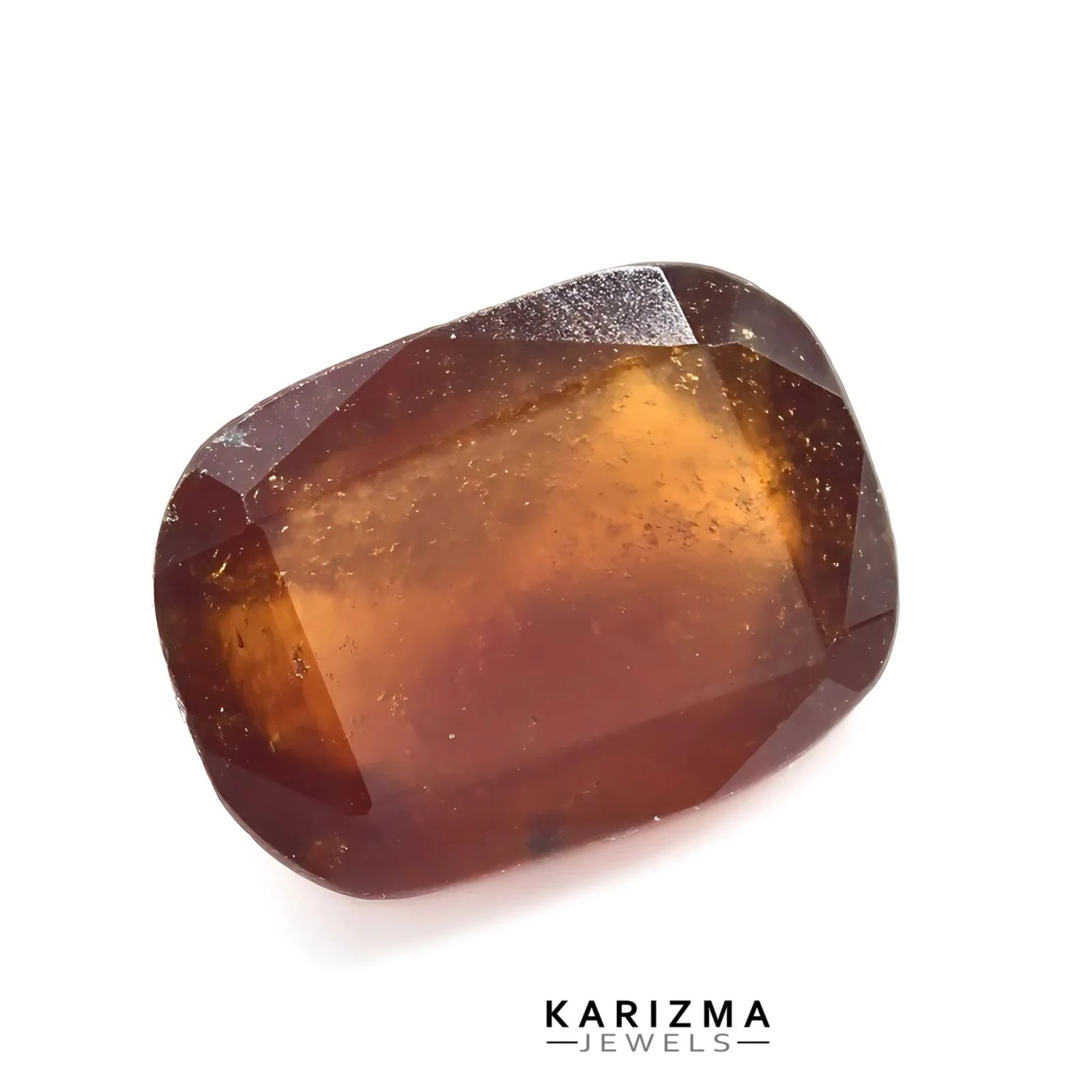 4.2Ct Natural Garnet Hessonite Cushion Cut Gemstone - Image 2
