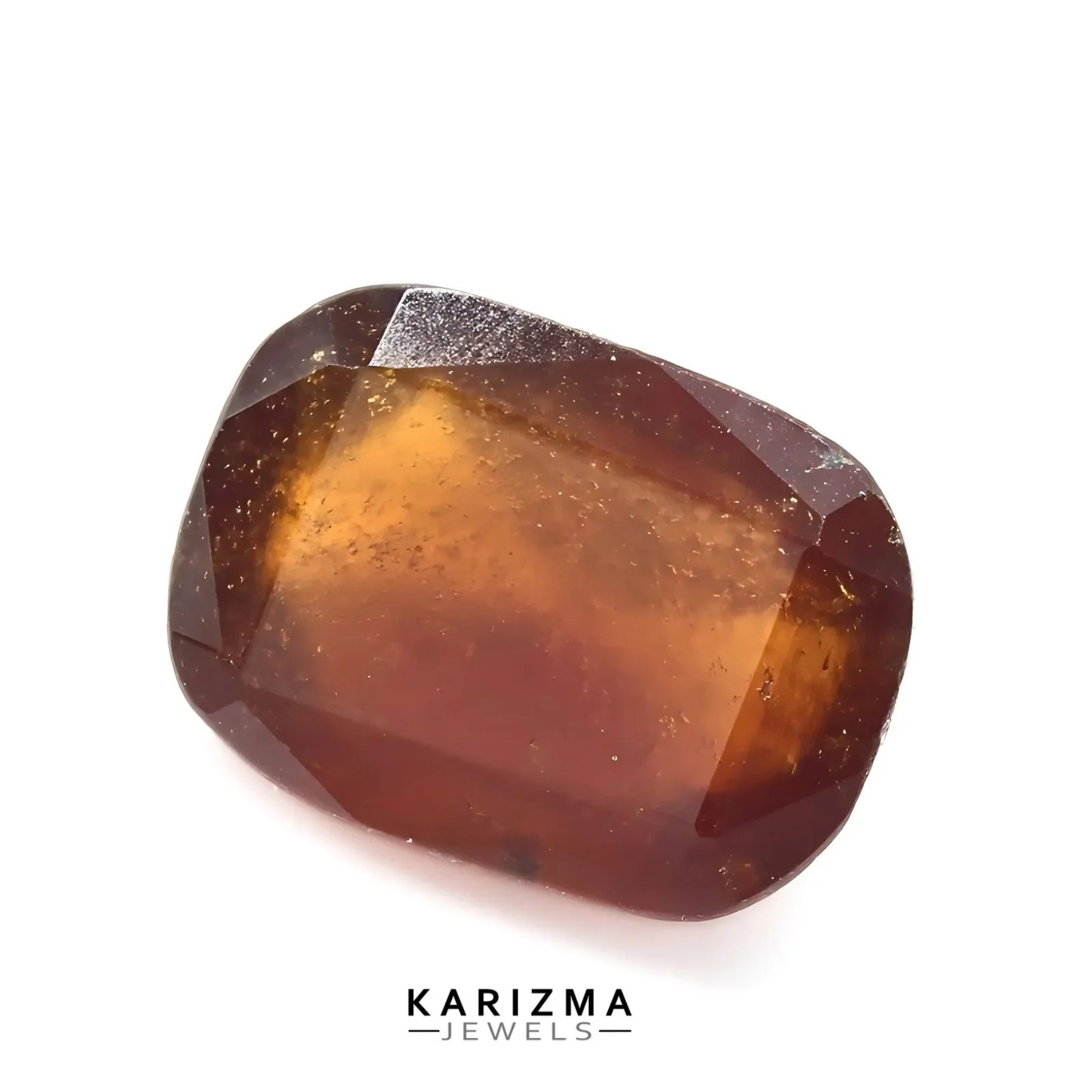 4.2Ct Natural Garnet Hessonite Cushion Cut Gemstone - Image 3