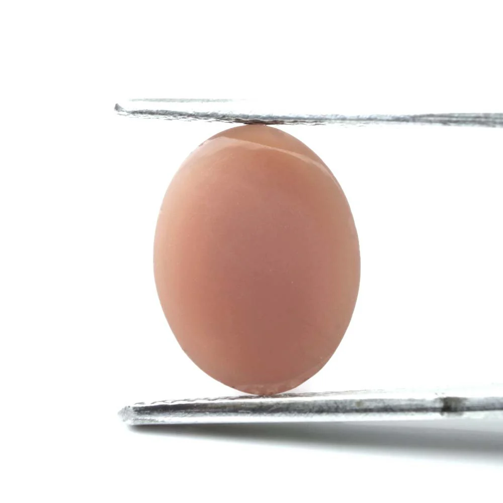 4.2Ct Natural Peach Moonstone Oval Smooth Gem - Image 3