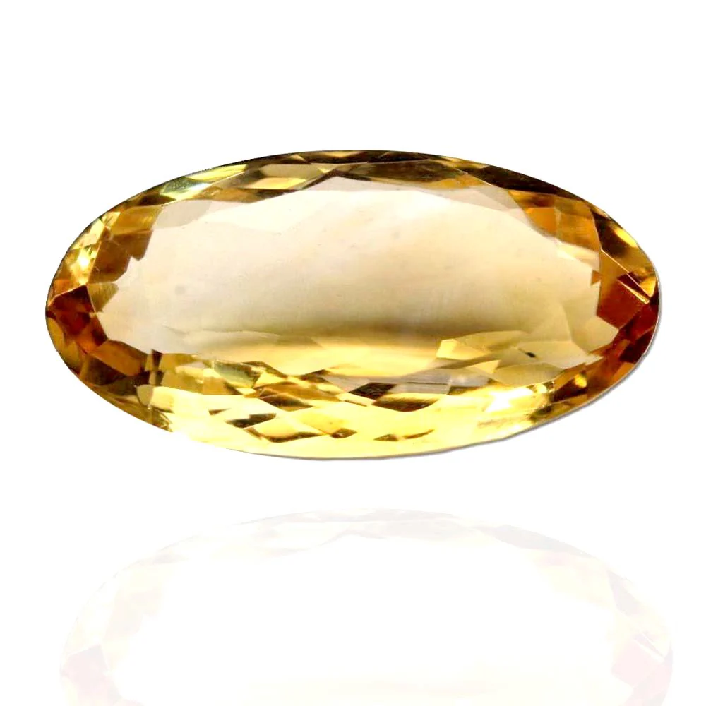 4.2Ct Natural Yellow Citrine (Sunella) Oval Cut Healing Gemstone