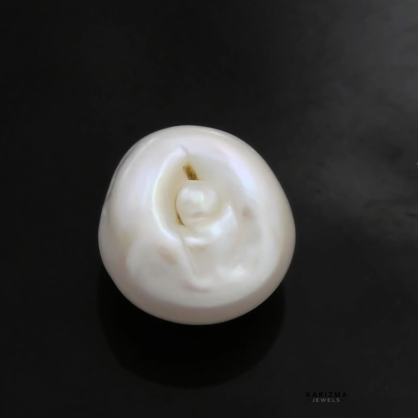 4.35Ct Natural White Pearl (Moti) Loose Gemstone – Genuine Moon Pearl for Jewelry - Image 2