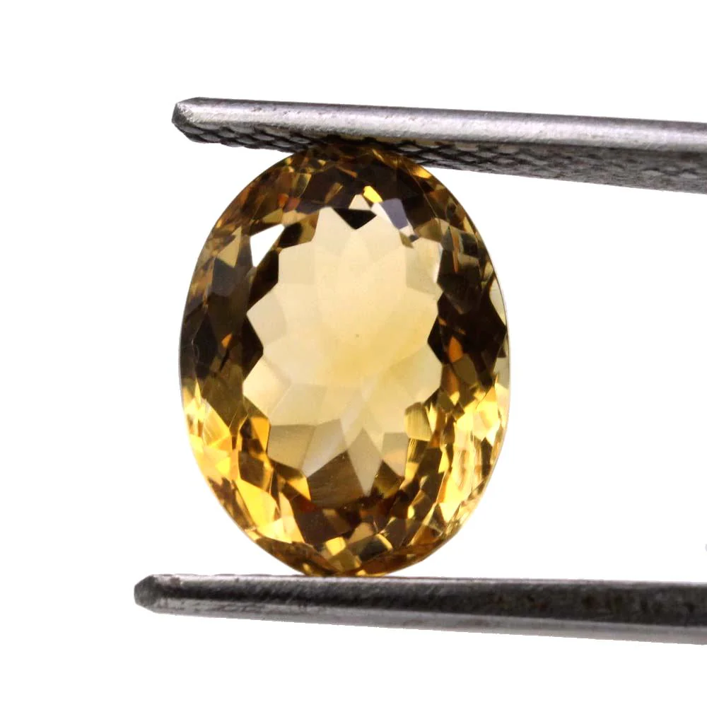 4.3Ct Natural Yellow Citrine Oval Cut Radiant Gemstone - Image 2