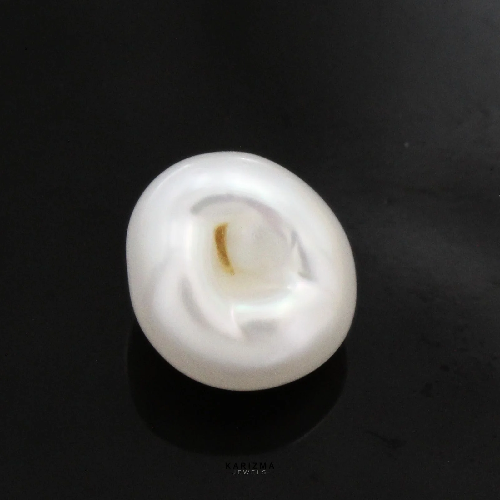 4.4Ct Natural White Pearl – Premium Moon Gemstone - Image 2