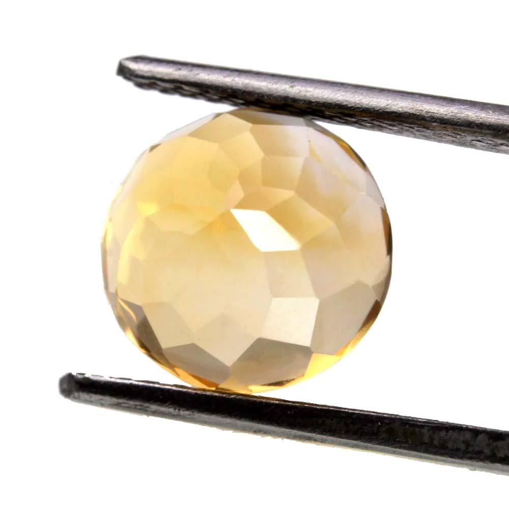 4.4Ct Natural Yellow Citrine Round Gemstone - Image 3
