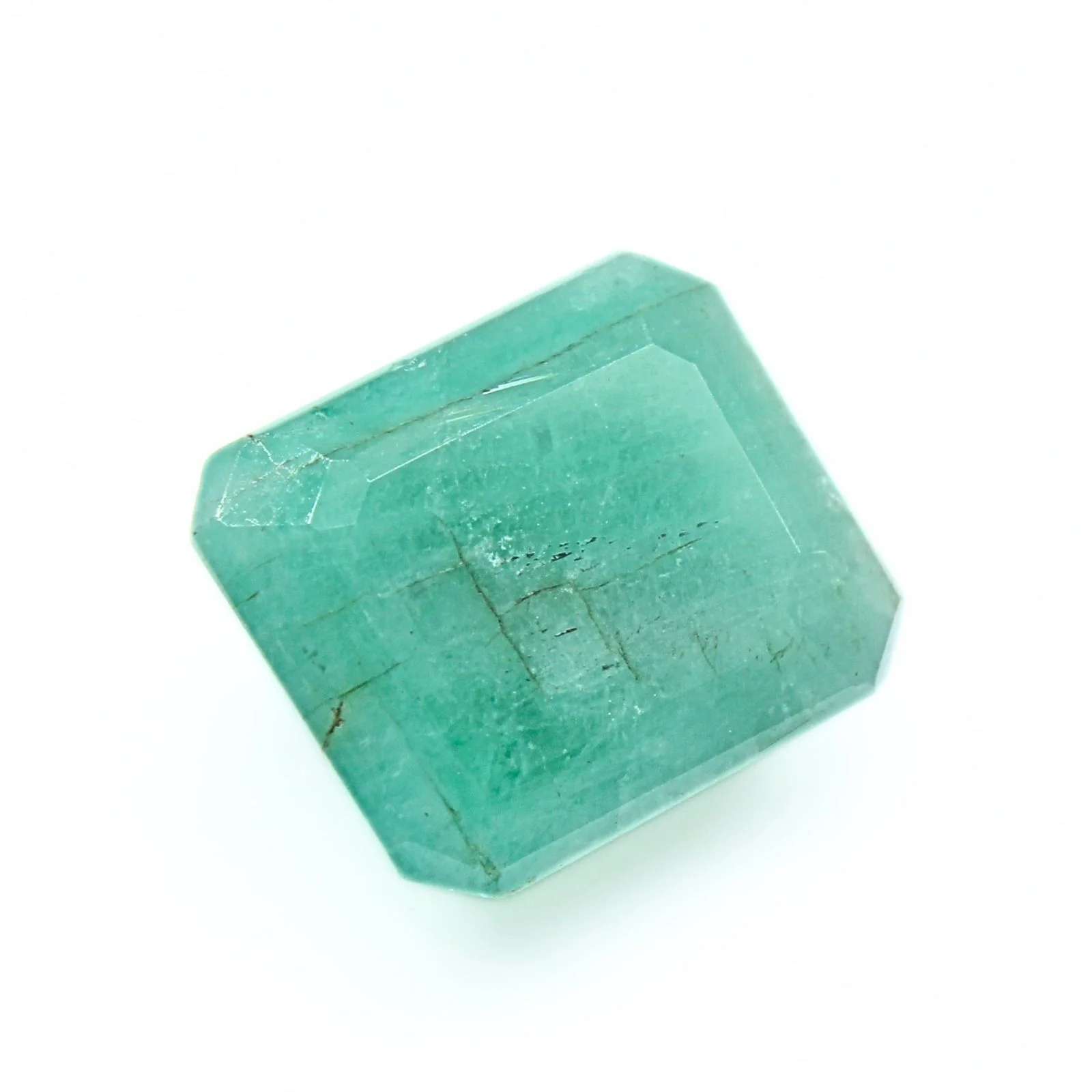 4Ct Natural Green Emerald Rectangle Cut Gemstone - Image 4