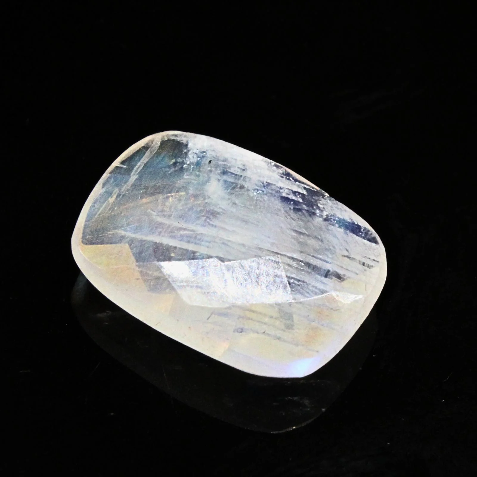 5.3Ct Natural Rainbow Moonstone Cushion Cut Healing Gemstone - Image 4