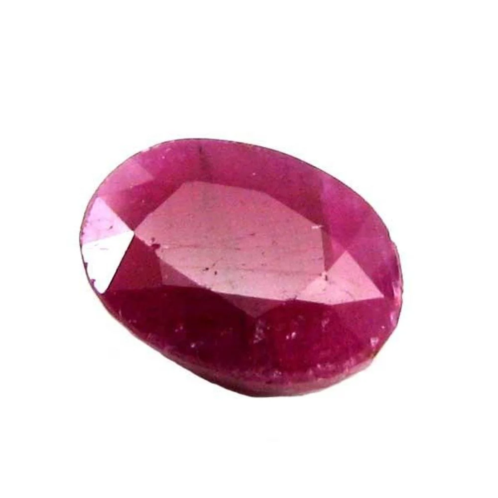 5.5Ct Natural Ruby (Manik) Oval Cut Sun Planet Gemstone - Image 3