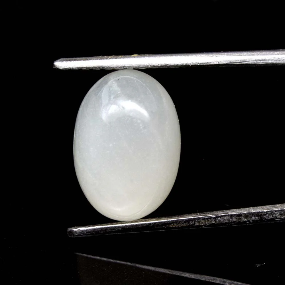 5.8Ct Natural Moonstone Oval June Rashi Gemstone for Moon