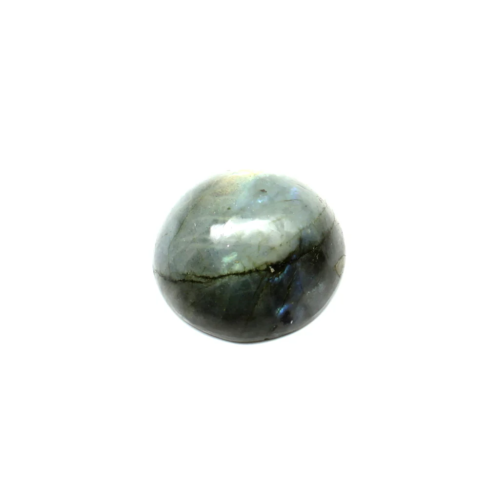 54.1Ct Natural Labradorite Round Cabochon Astrological Gemstone - Image 2