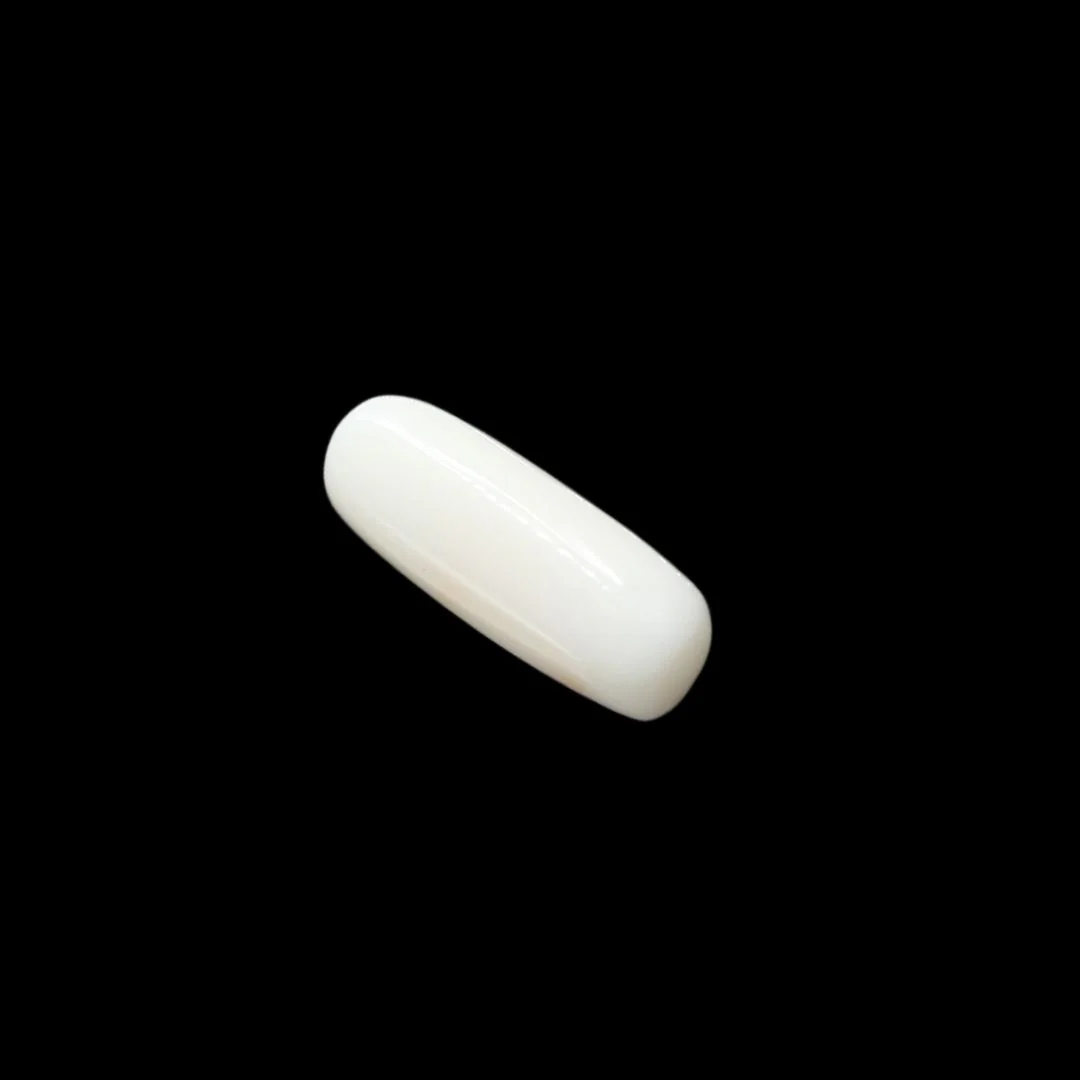 5Ct Natural Safed Moonga Astrology Rashi Gemstone - Image 2