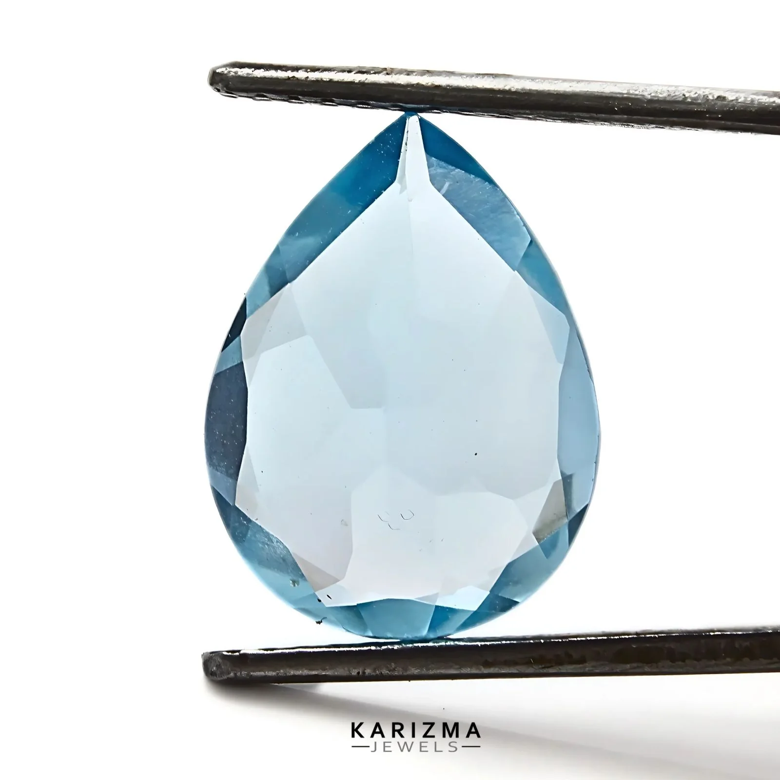 6.5Ct Natural Blue Topaz High Clarity Jewelry Stone - Image 3