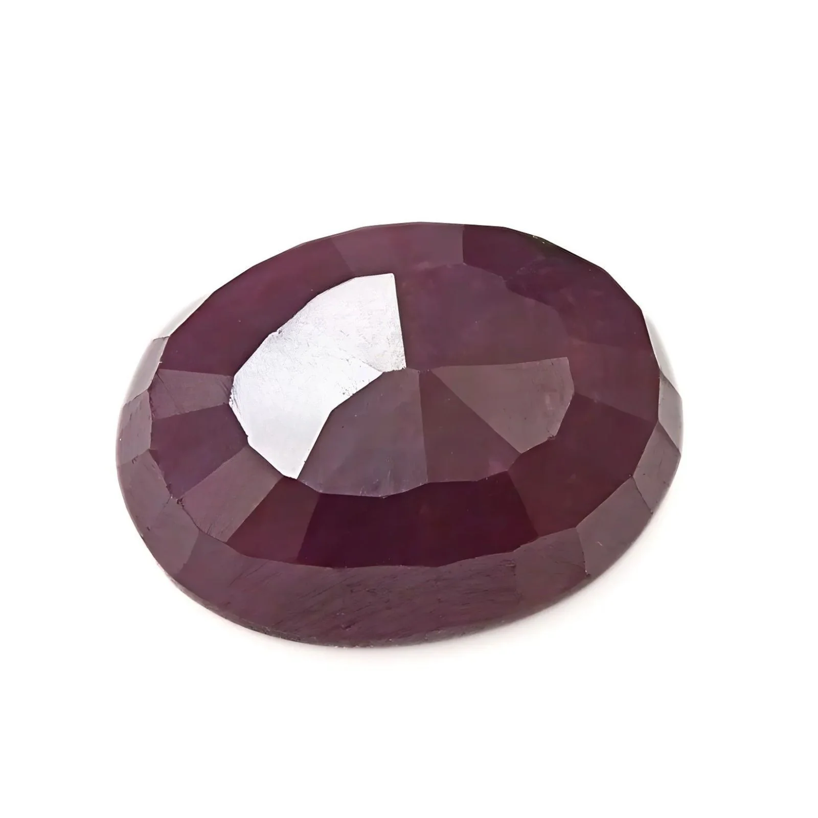 6.6Ct Attractive Natural Purplish Red Ruby (Manik) Oval Gemstone - Image 5