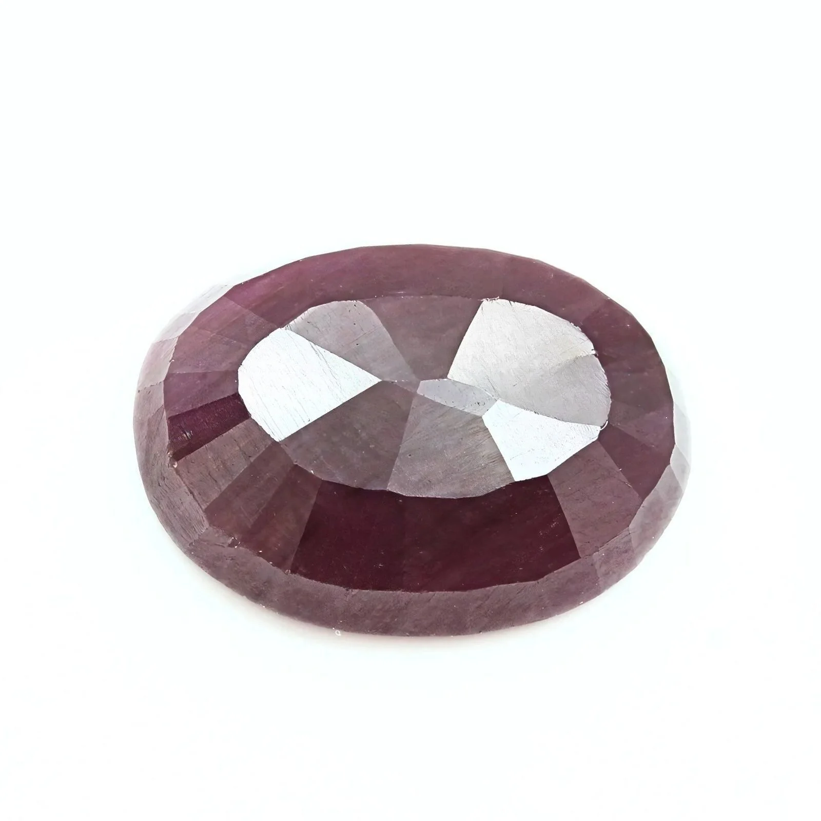7Ct Natural Purplish Red Ruby Loose Gemstone - Image 4