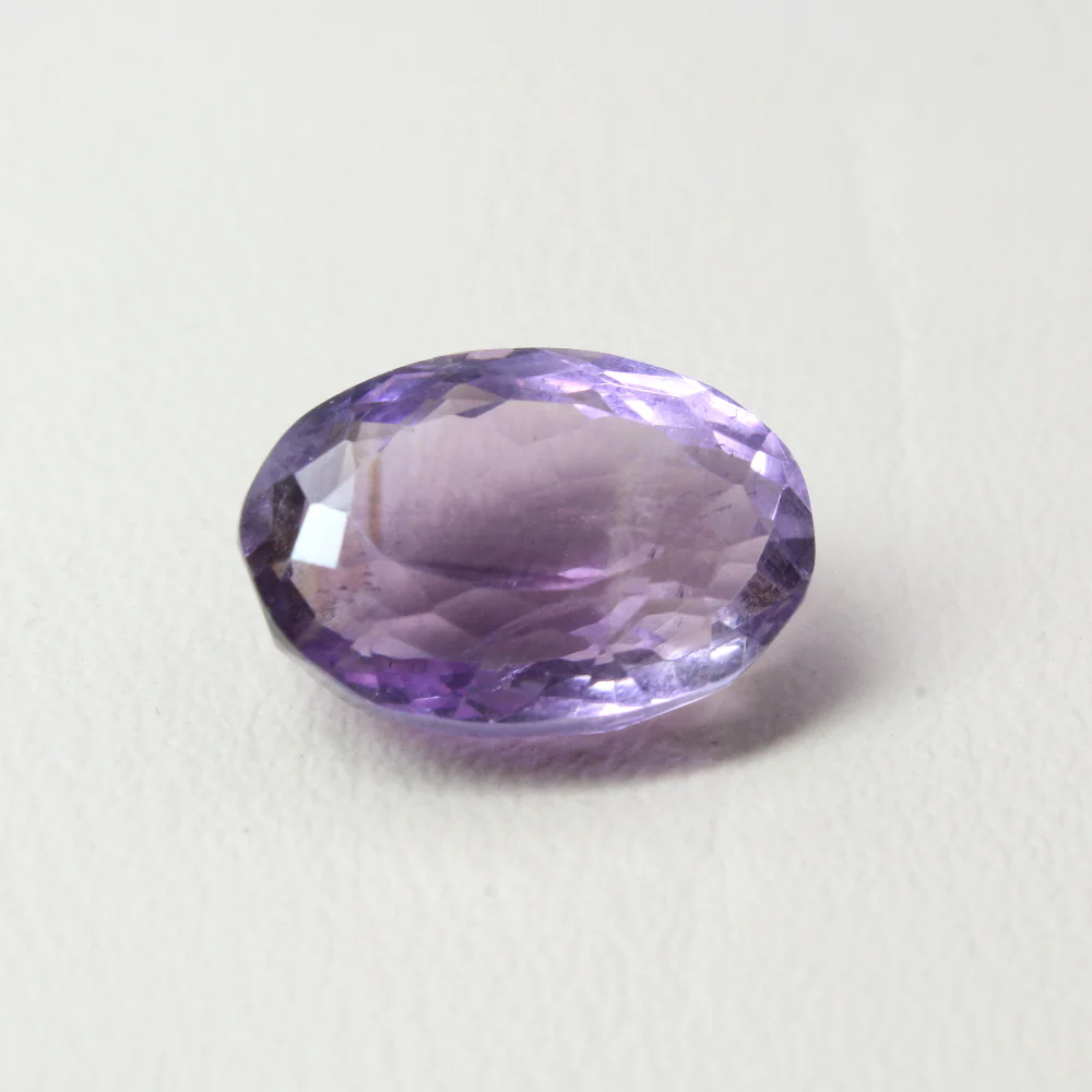 8.95Ct Natural Amethyst Smooth Oval Gemstone