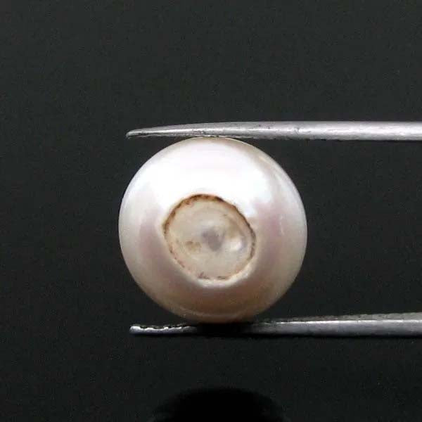 9.2Ct Radiant Finish Real White Pearl for Designer Jewelry - Image 3
